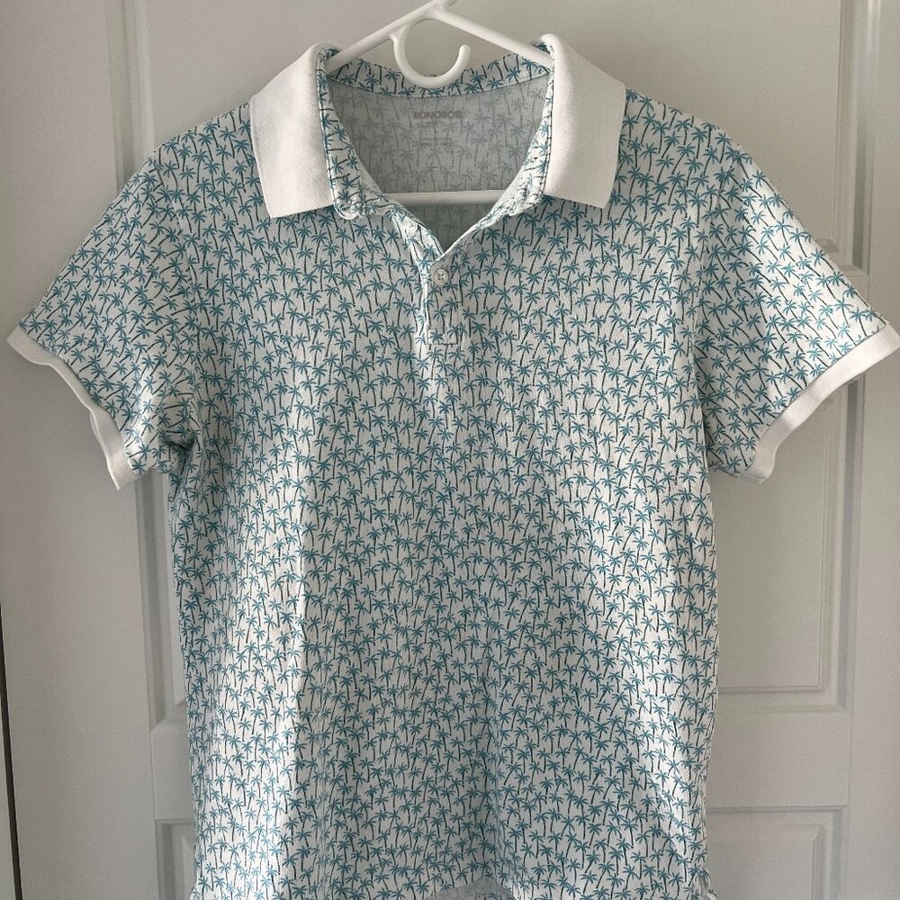 Bonobos Men’s S Slim Fit Tropical Pattern Polo Shirt
